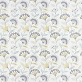 Clarke & Clarke BOHEMIA CHARCOAL/OCHRE Fabric