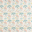 Clarke & Clarke BOHEMIA CORAL/TEAL Fabric