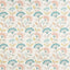 Clarke & Clarke BOHEMIA CORAL/TEAL Fabric