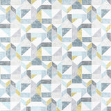 Clarke & Clarke LANNA CHARCOAL/OCHRE Fabric