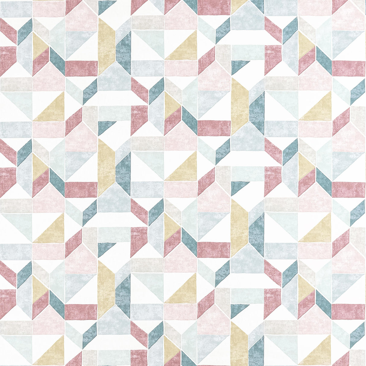 Clarke & Clarke LANNA MINERAL/BLUSH Fabric