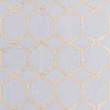Clarke & Clarke FORMA CHARCOAL/GOLD Drapery Fabric
