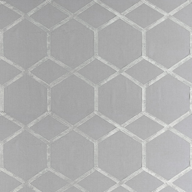 Clarke & Clarke FORMA CHARCOAL/SILVER Drapery Fabric