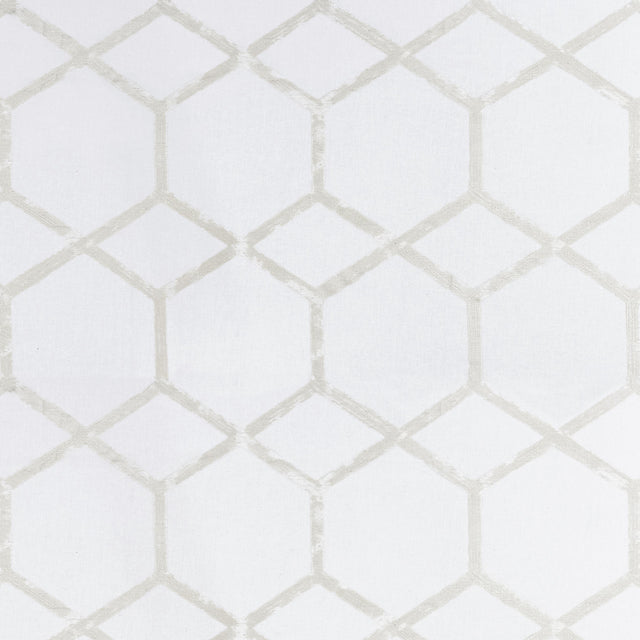 Clarke & Clarke FORMA IVORY/SILVER Drapery Fabric