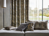 Clarke & Clarke TESSELLATI CHARCOAL/GOLD Fabric