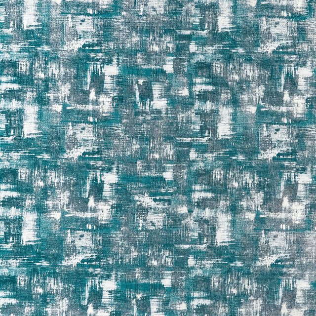 Clarke & Clarke TESSELLATI TEAL/GILVER Fabric