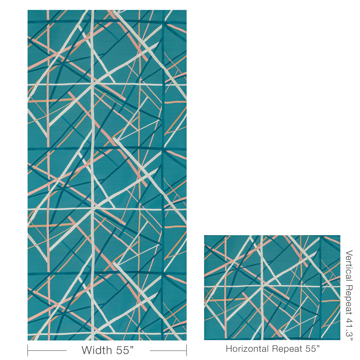 Lee Jofa SIMPATICO PAPER TEAL Wallpaper