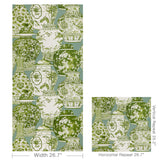 Lee Jofa PANDAN PAPER MIST/JADE Wallpaper