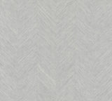 York Designer Series Metallic Chevron Gray Wallpaper