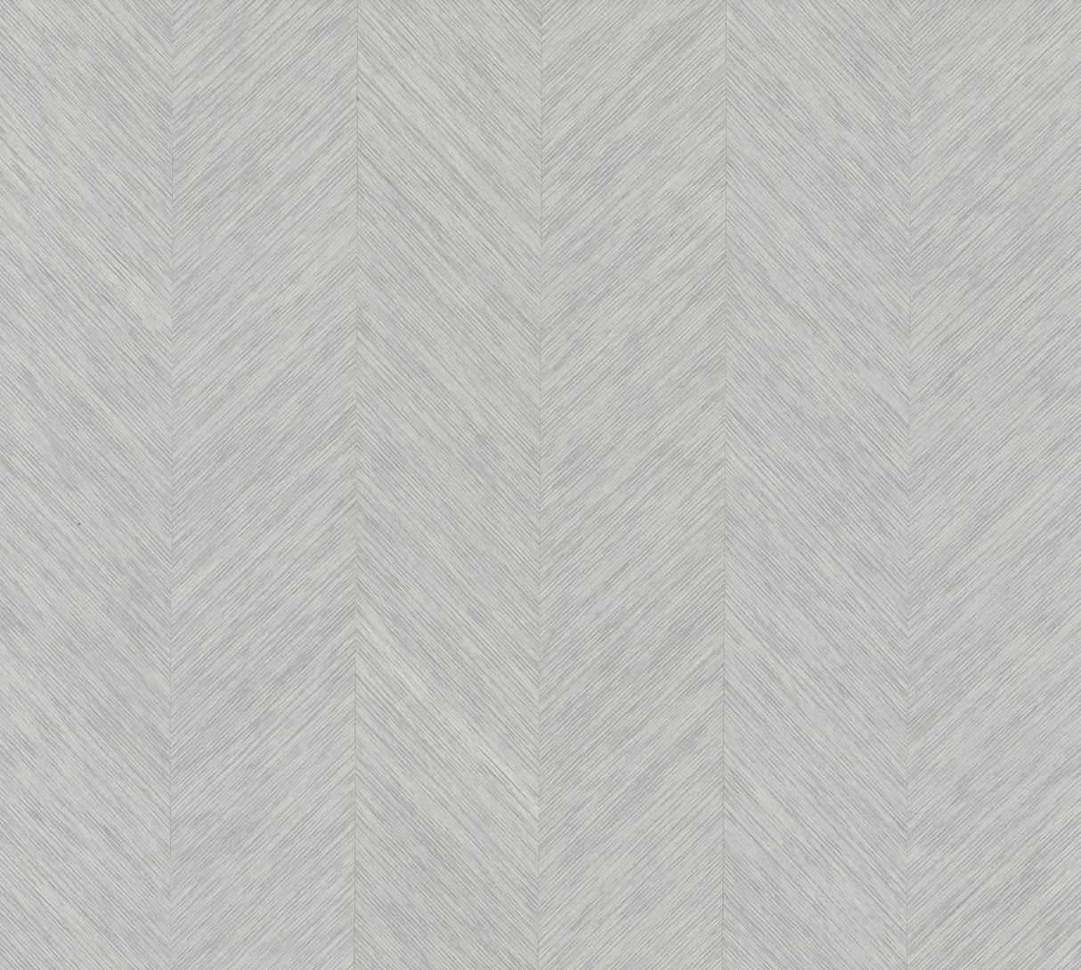 Antonina Vella Metallic Chevron Gray Wallpaper