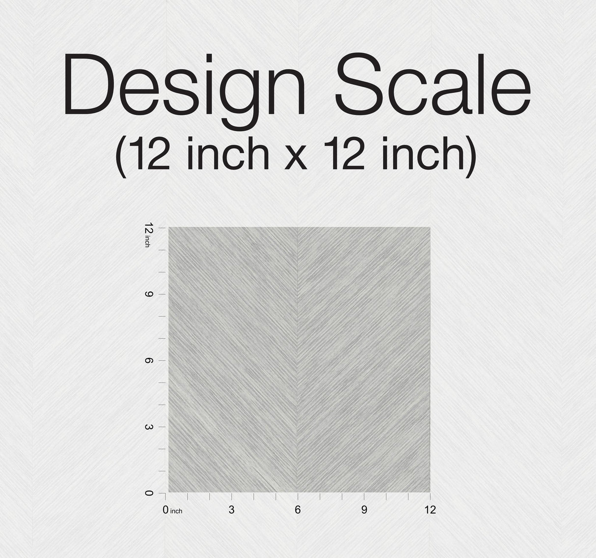 Antonina Vella Metallic Chevron Gray Wallpaper