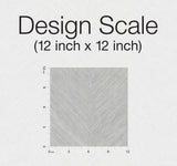 Antonina Vella Metallic Chevron Gray Wallpaper