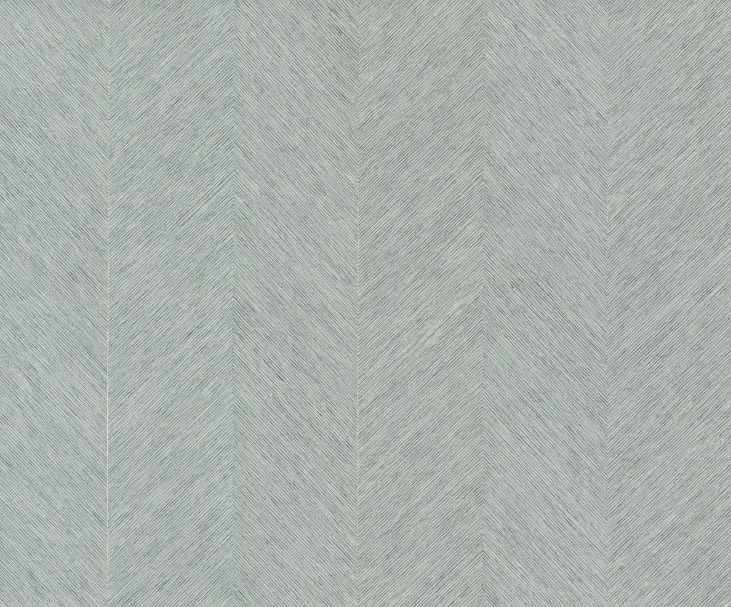 York Designer Series Metallic Chevron Blue Wallpaper