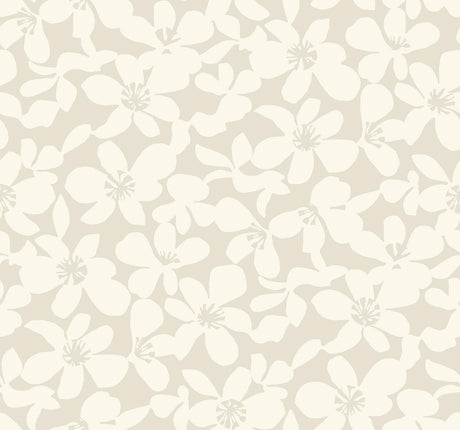 York Designer Series Free Spirit Pearl Wallpaper