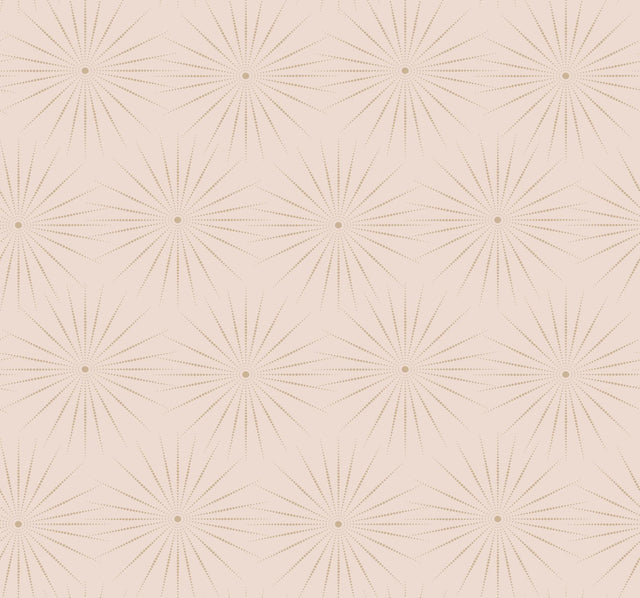 York Designer Series Starlight Pink/Glint Wallpaper