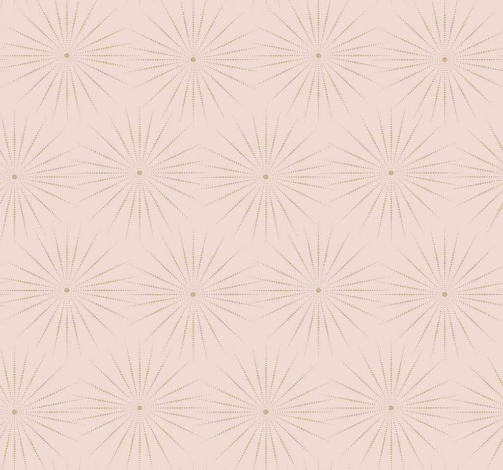 York Designer Series Starlight Pink/Glint Wallpaper