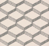 York Designer Series Palisades Paperweave Beige/Black Wallpaper