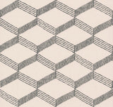 Antonina Vella Palisades Paperweave Beige/Black Wallpaper
