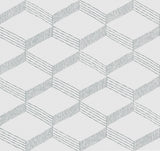 Antonina Vella Palisades Paperweave White/Gray Wallpaper