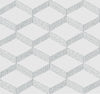 York Designer Series Palisades Paperweave White/Gray Wallpaper