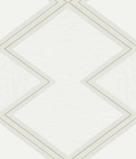 York Diamond Twist White/Cream Wallpaper