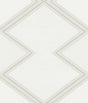 York Diamond Twist White/Cream Wallpaper
