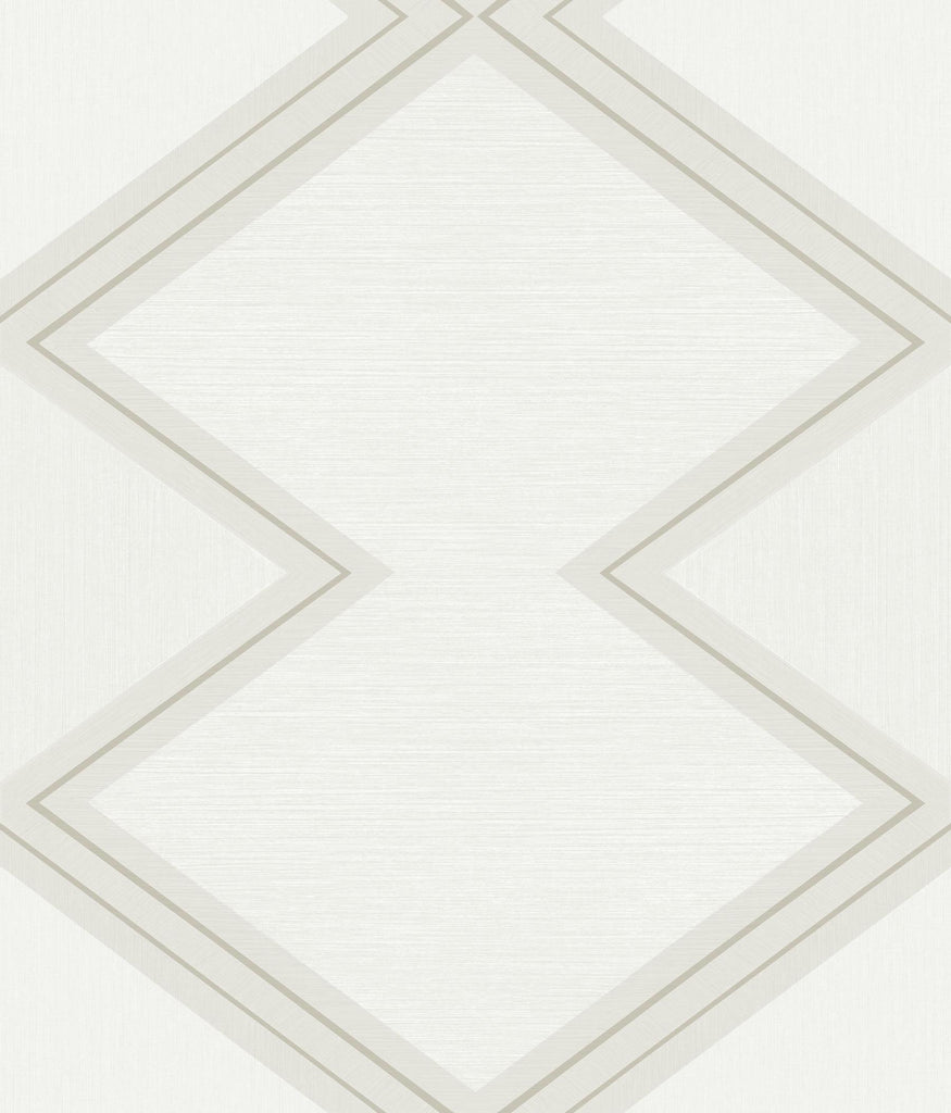 York Diamond Twist White/Cream Wallpaper