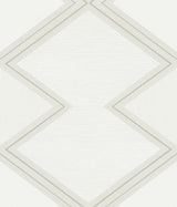 York Diamond Twist White/Cream Wallpaper