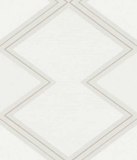 York Diamond Twist White/Cream Wallpaper
