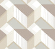 York Graphic Geo Blocks White/Cream Wallpaper