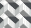 York Graphic Geo Blocks Black/White Wallpaper