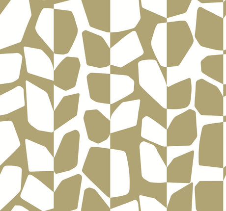 York Primitive Vines Metallic Gold Wallpaper