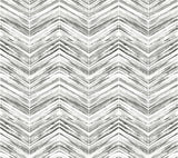 York Petite Watercolor Chevron Black/White Wallpaper