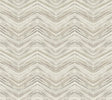 York Petite Watercolor Chevron Cream Wallpaper