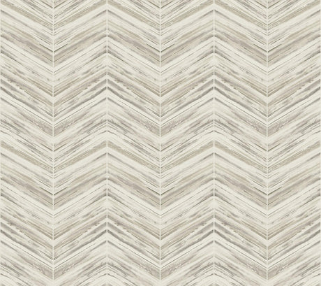 York Petite Watercolor Chevron Cream Wallpaper