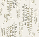 York Deco Wisteria Cream/Gold Wallpaper