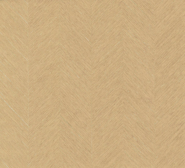 York Designer Series Metallic Chevron Beige Wallpaper