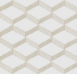 York Designer Series Palisades Paperweave Beige/White Wallpaper