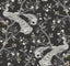 York Plume Black/Gold Wallpaper