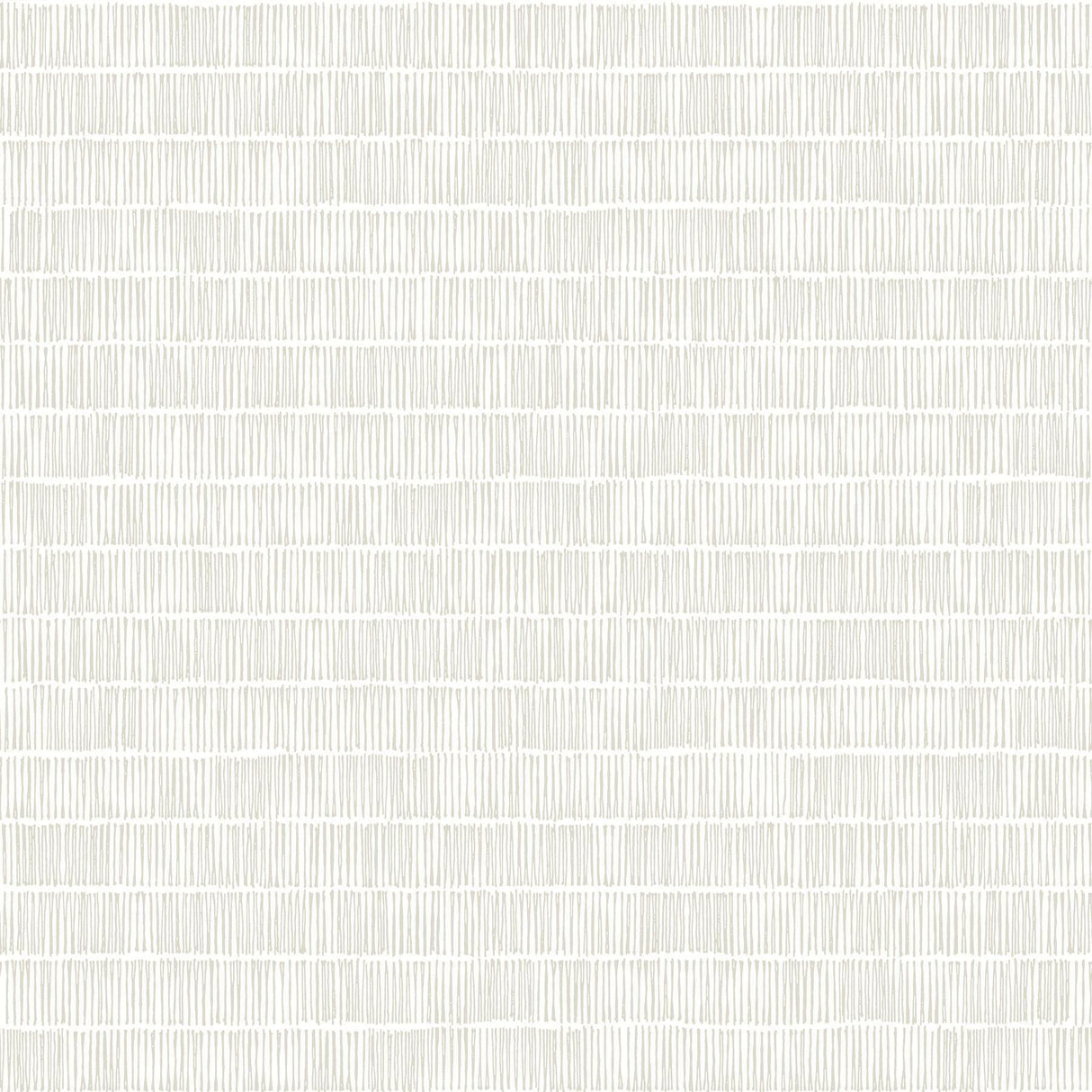 York Horizontal Hash Marks White/Cream Wallpaper