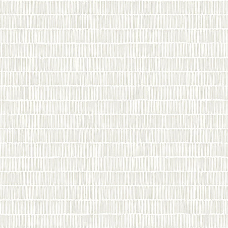 York Horizontal Hash Marks White/Cream Wallpaper