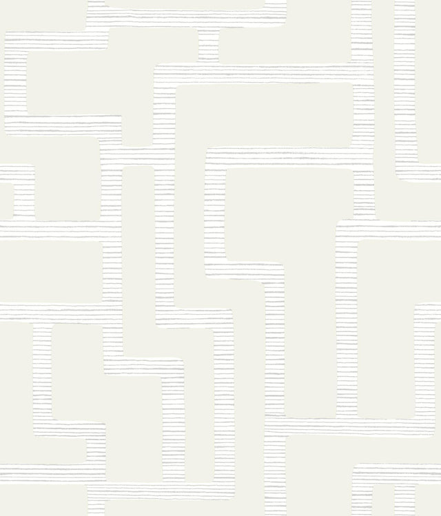 York Graphic Polyomino Pearl Wallpaper
