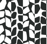 York Primitive Vines Black/White Wallpaper