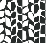 York Primitive Vines Black/White Wallpaper