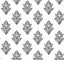 York Lotus Motif Black/White Wallpaper