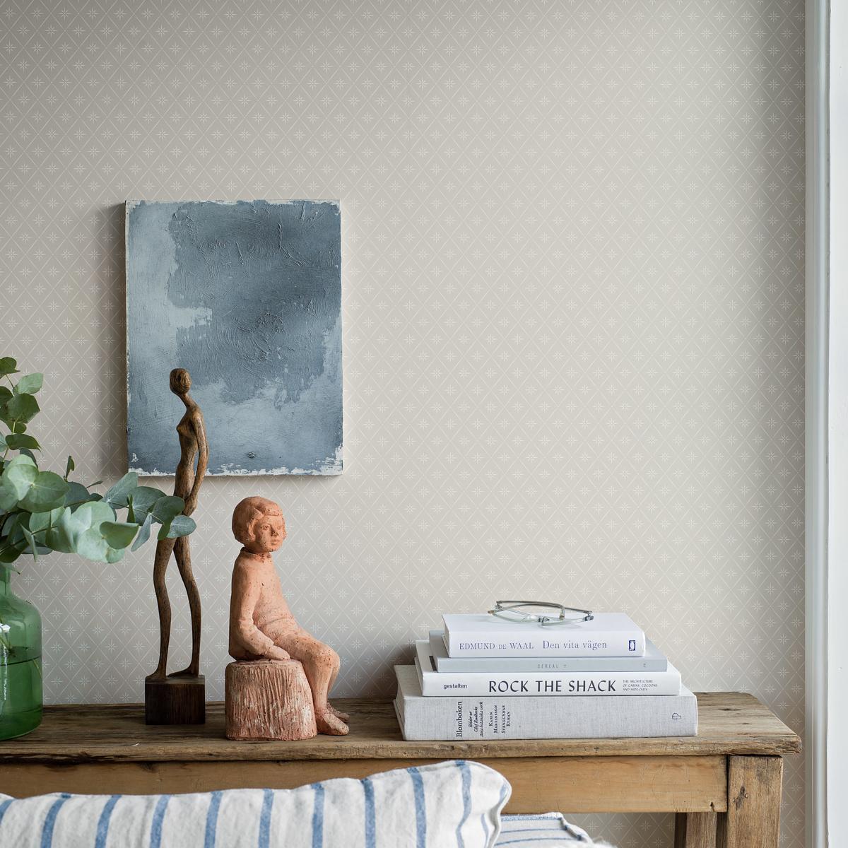 Borastapeter Windrose Stone Wallpaper