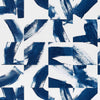 Phillip Jeffries Vinyl Reconstructed Collage Blue Wallpaper