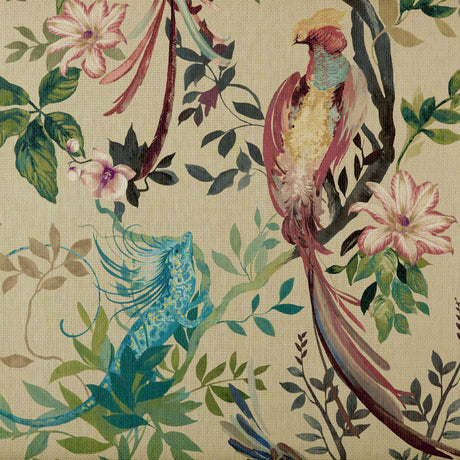 Maxwell BIRD SONNET PAPERWEAVE (WP) #01 LACQUER Wallpaper