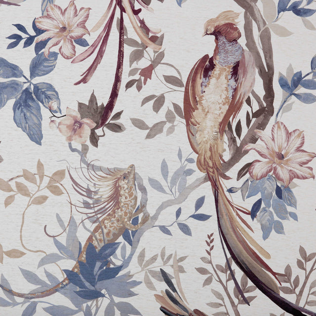 Maxwell BIRD SONNET PAPERWEAVE (WP) #02 CHAMBRAY Wallpaper