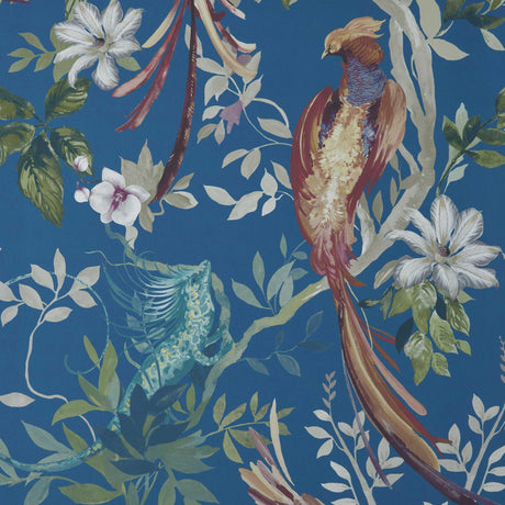 Maxwell BIRD SONNET (WP) #04 ROYAL BLUE Wallpaper